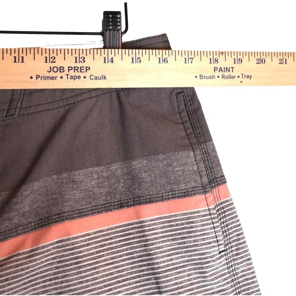 Rip Curl Men’s 32 Surf Craft Boardshorts Striped Colorblock Beach Swim Surf
